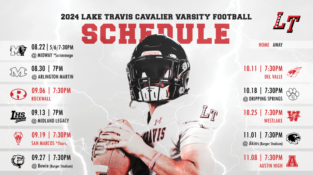 Lake Travis High School Football Schedule 2024: Dates, Results & Opponents