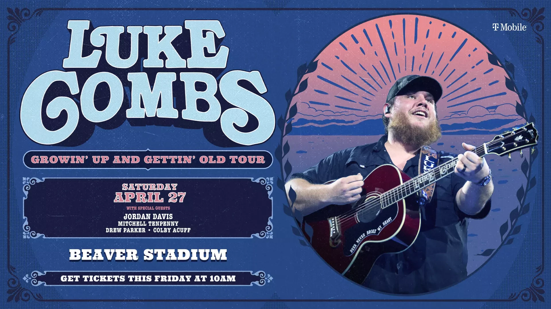 Luke Combs Electrifies Beaver Stadium: Growin Up and Gettin Old Tour Highlights