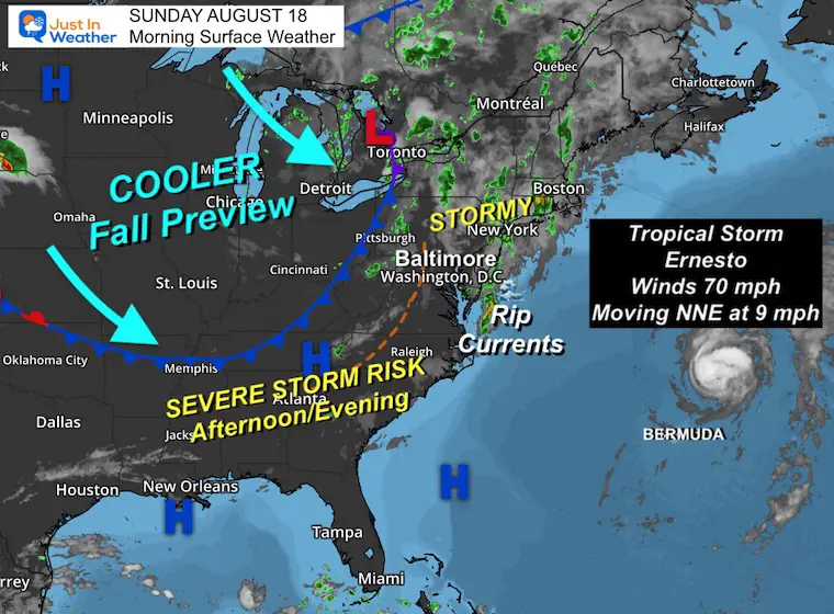 Heads up! Weather for August 18th, 2024 is coming, see details now.