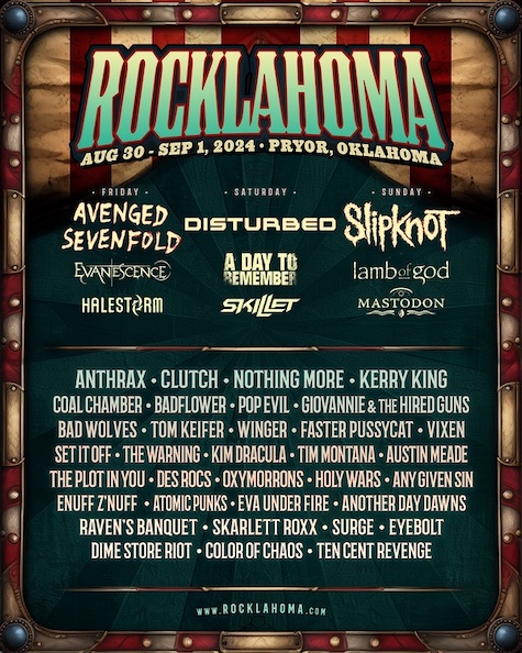 Rocklahoma 2024: Dates, Lineup, and Tickets for 30 Aug Rock