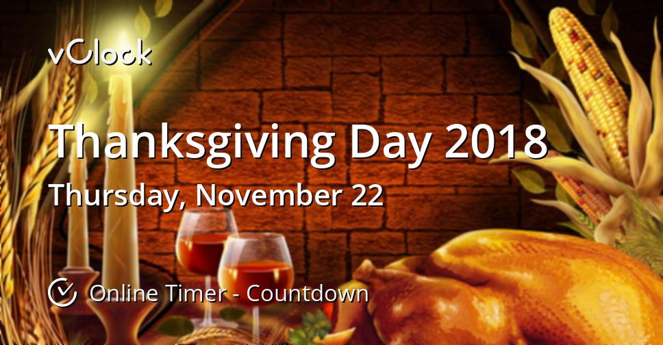 Mark Your Calendar: 2018 Thanksgiving Day Date is Here