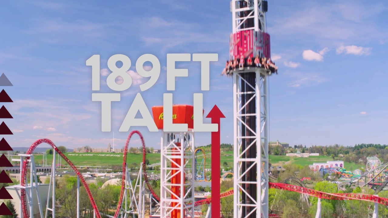 Whats the height of Hershey Drop Tower? Learn all about this exciting ride!