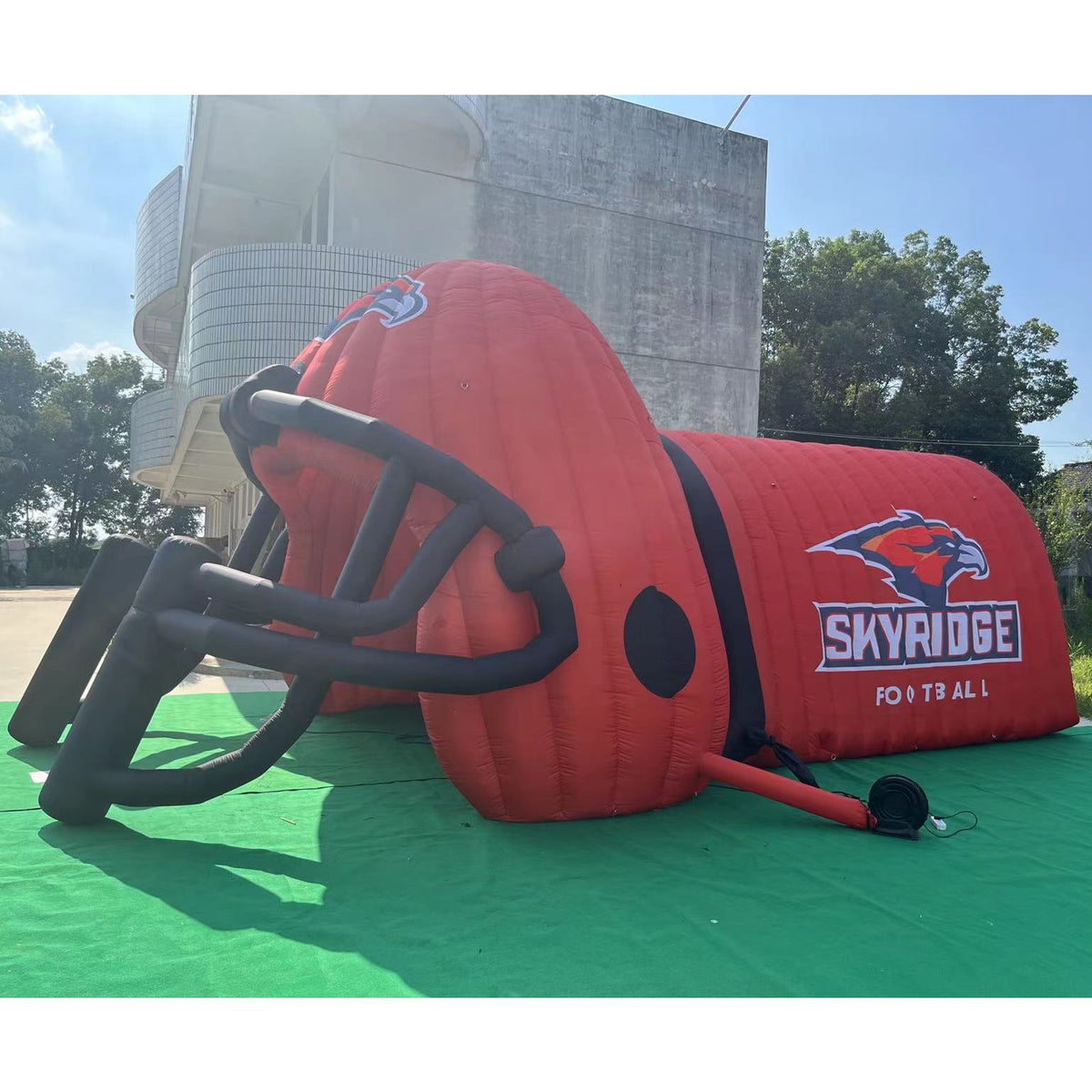 Blow Up Football Helmet Tunnel - Perfect for Parties and Events