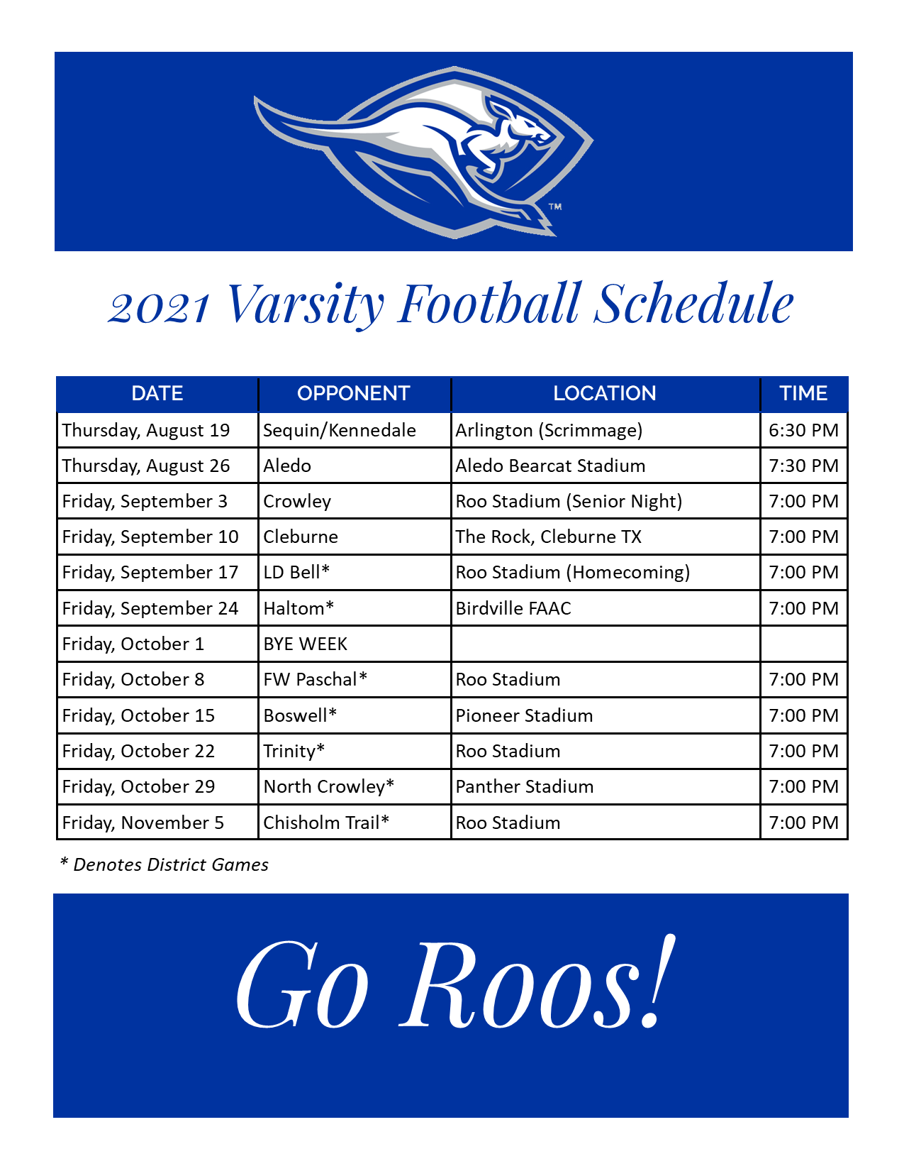 Your Guide to the Weatherford TX Football Schedule This Season