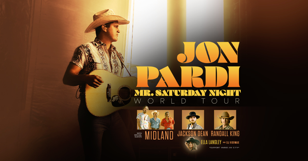 Dont Miss Jon Pardi in Hershey PA:  Buy Tickets Today